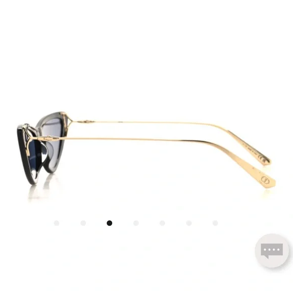 Cat Eye Miss Dior B4U Sunglasses Black